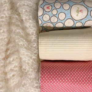{Hand Crafted} Set of 3 Burp Cloths - NEW!